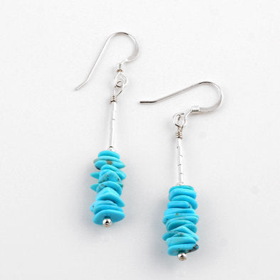 Turquoise Chips Earrings