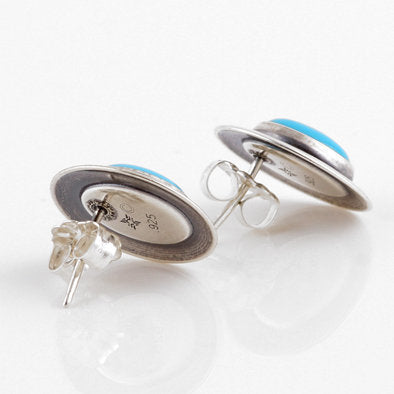 Turquoise Studded Earrings