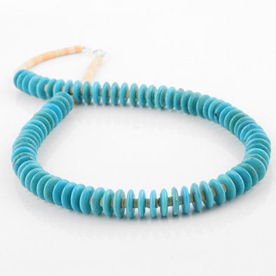 Turquoise and Spiny Oyster Shell Necklace
