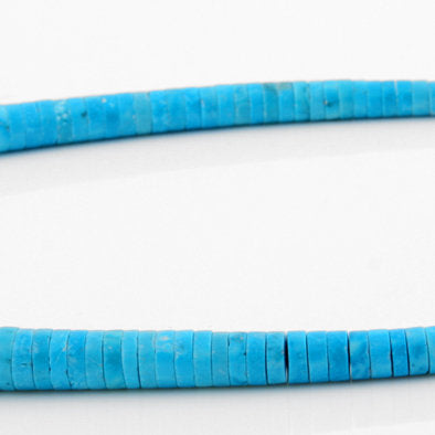 Turquoise Necklace with Multi Stone Inlay Pendant