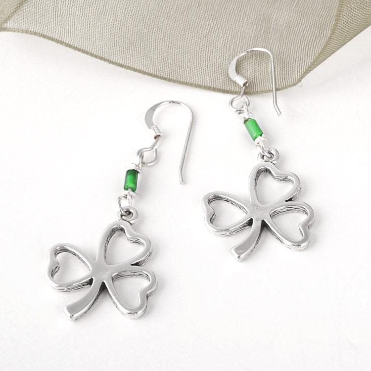 Three Leaf Clover Earrings