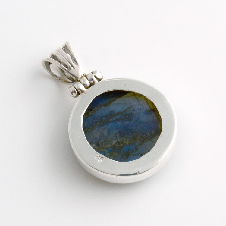 Round Labradorite Pendant