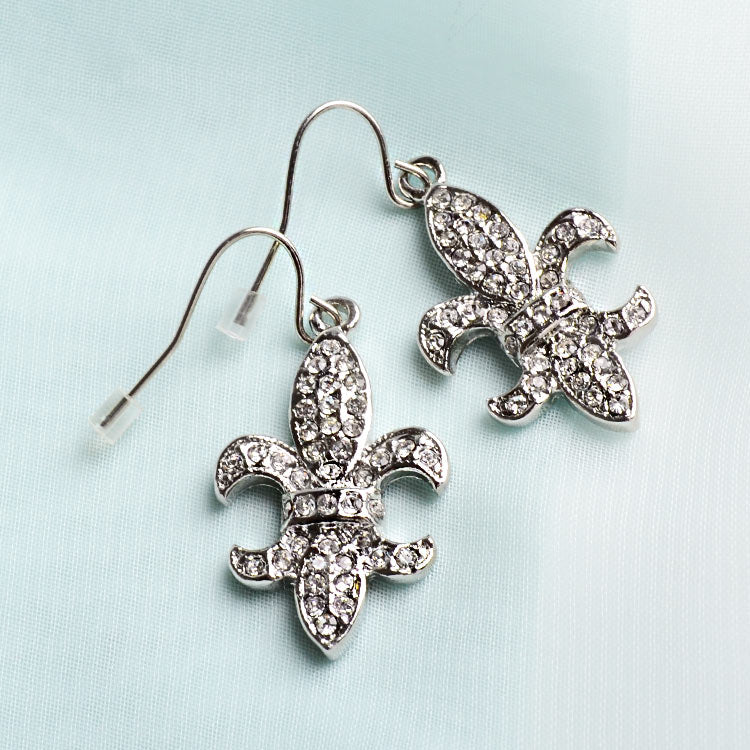 Fleur De Lis Fashion Earrings