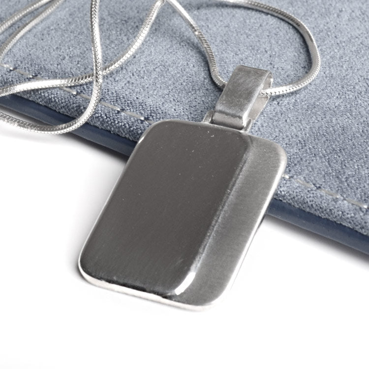 Sophisticated Dog Tag Pendant