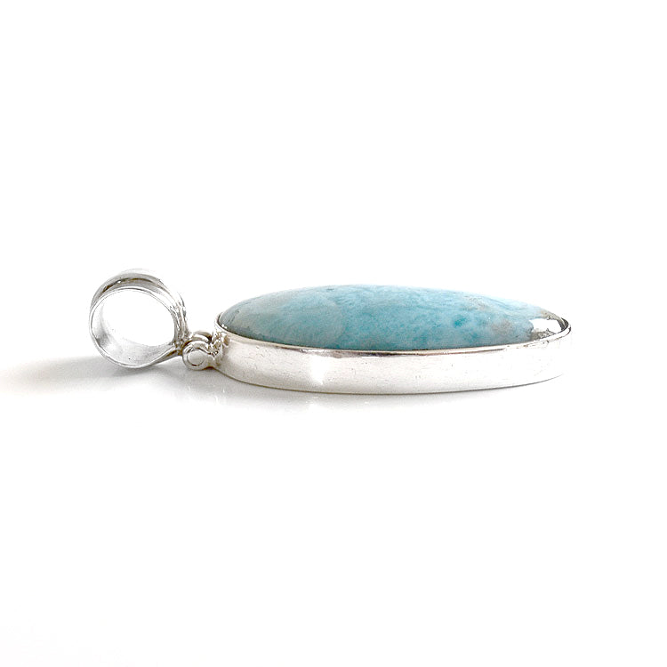 Oval Larimar Pendant