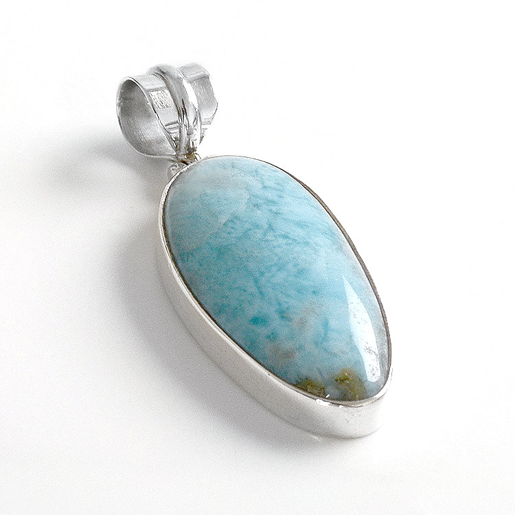 Oval Larimar Pendant