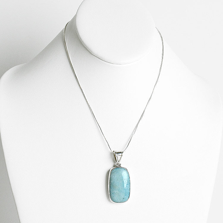 Natural Larimar Pendant