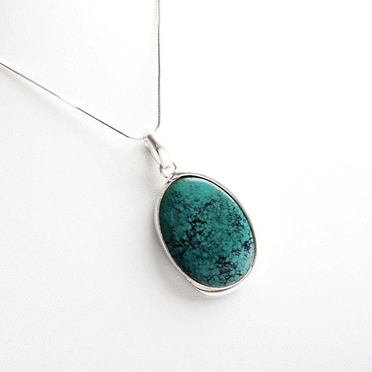 Beautiful Oval Turquoise Pendant