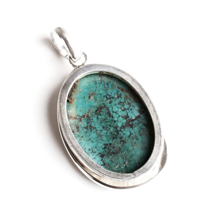 Beautiful Oval Turquoise Pendant