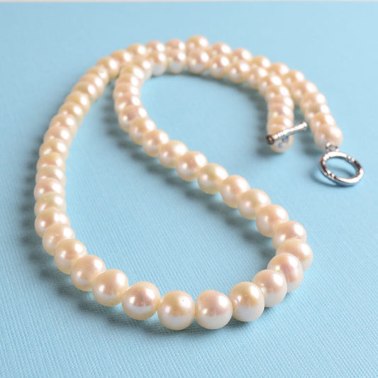 White Freshwater Pearl Necklace