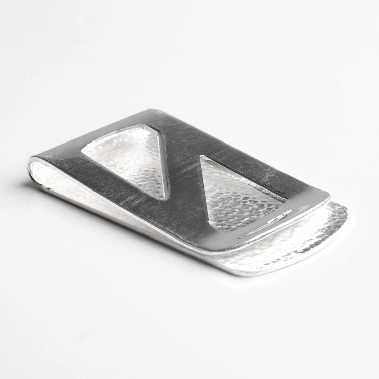 Wide Silver Money Clip