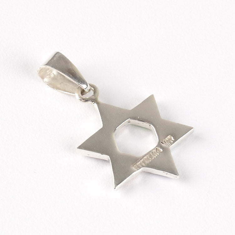 Colorful Star of David Pendant