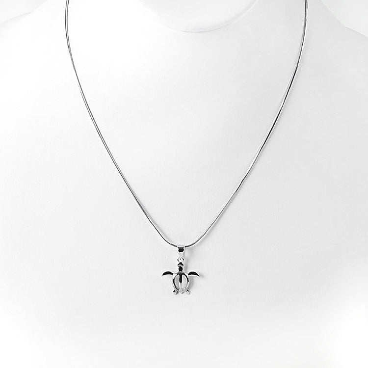 Small Silver Sea Turtle