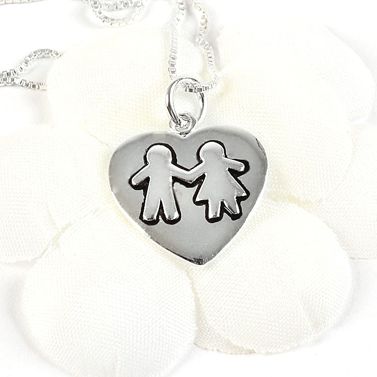 Sterling Silver Best Friends Pendant