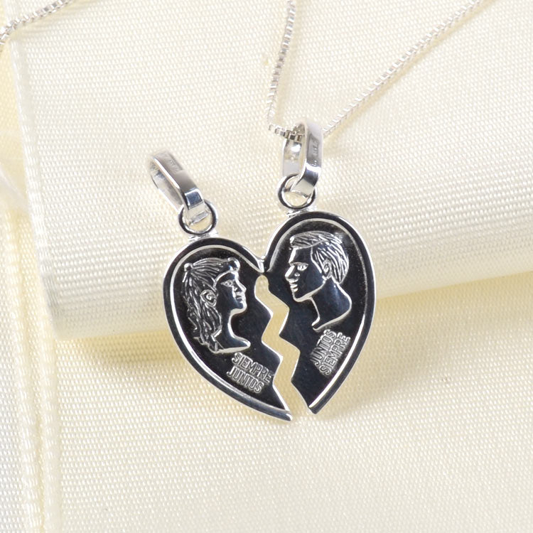 Couple's Heart Pendant