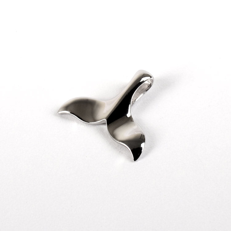 Sterling Silver Whale's Tail Pendant