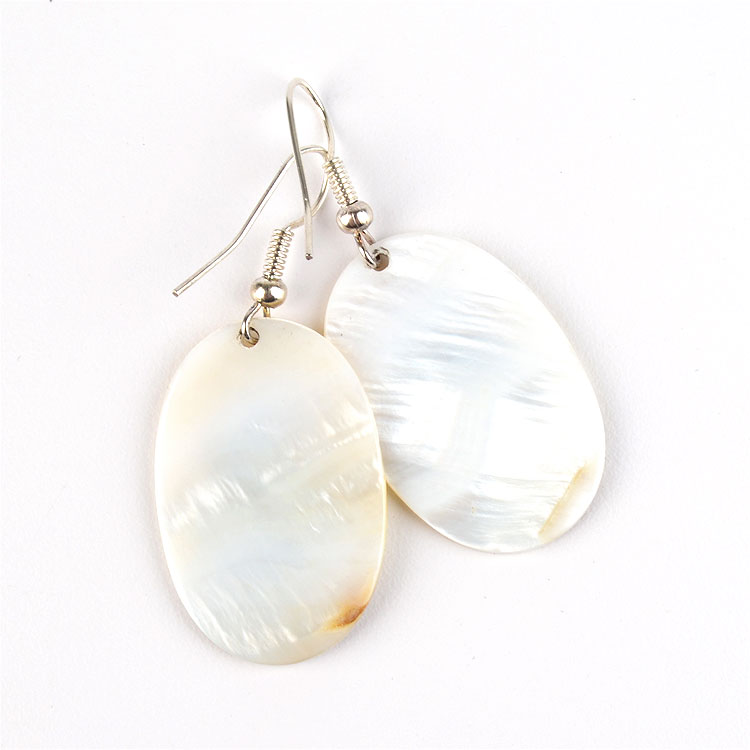 Mother of Pearl Daisy Earrings