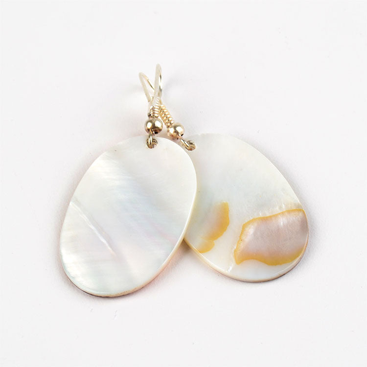 Mother of Pearl Zhostovo Earrings