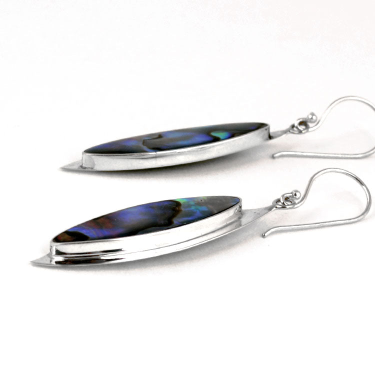 Abalone Shell Hook Earrings