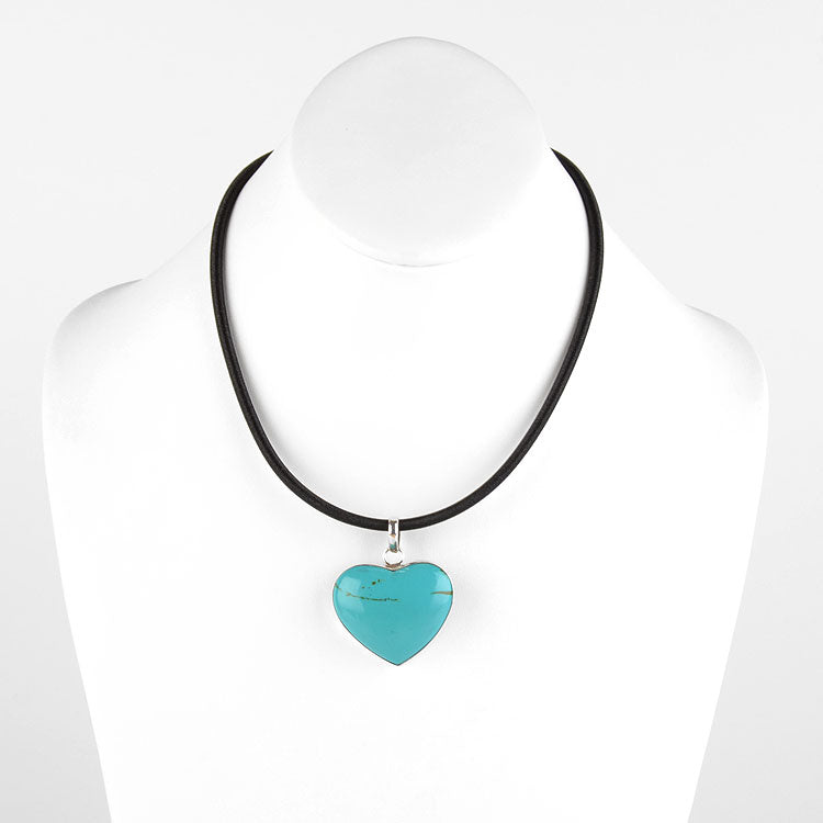 Heart of Turquoise Pendant