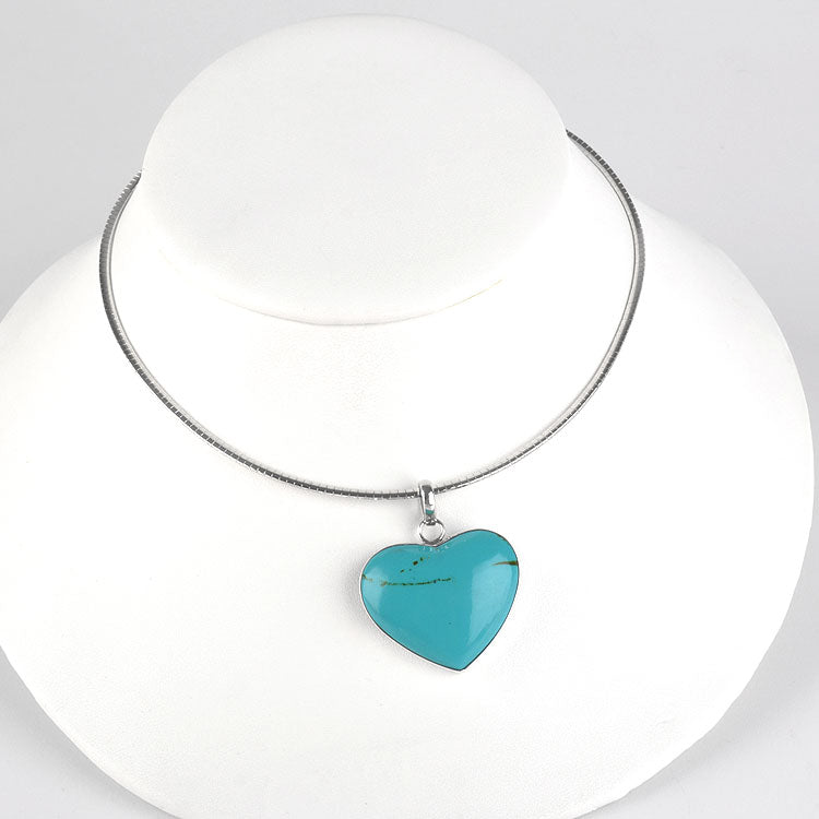Heart of Turquoise Pendant