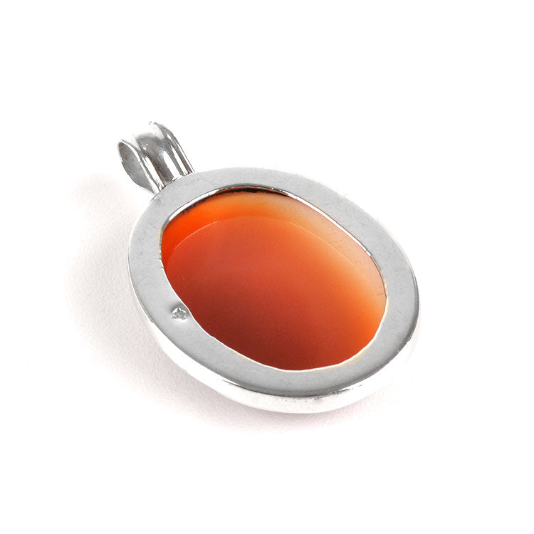 Natural Carnelian Gemstone Pendant