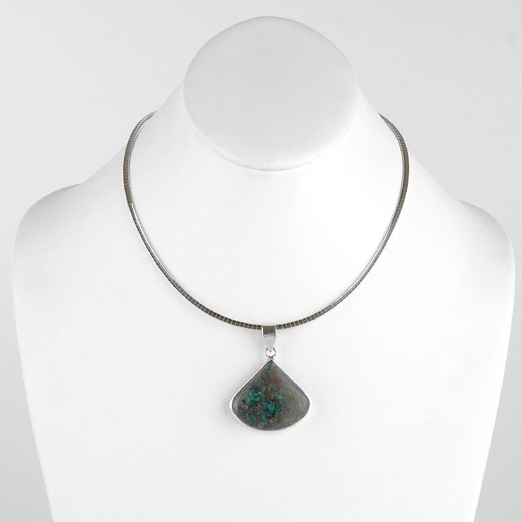 Chrysocolla Gemstone Pendant
