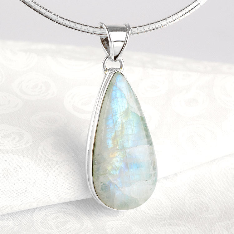 Moonstone Drop Pendant