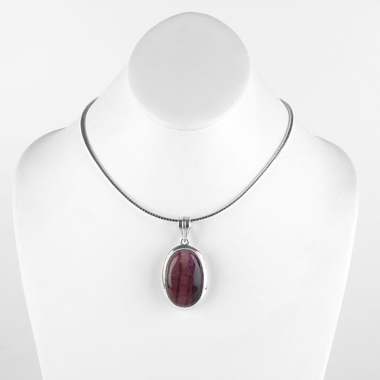Purple Fluorite Pendant
