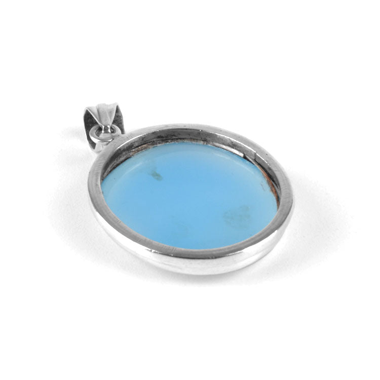 Sky Blue Chalcedony Pendant