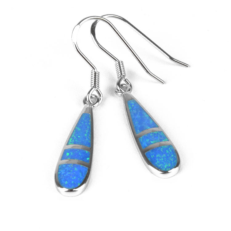 Elegant Opal Drop Earrings