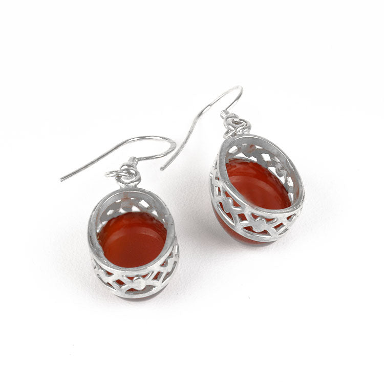 Natural Carnelian Earrings