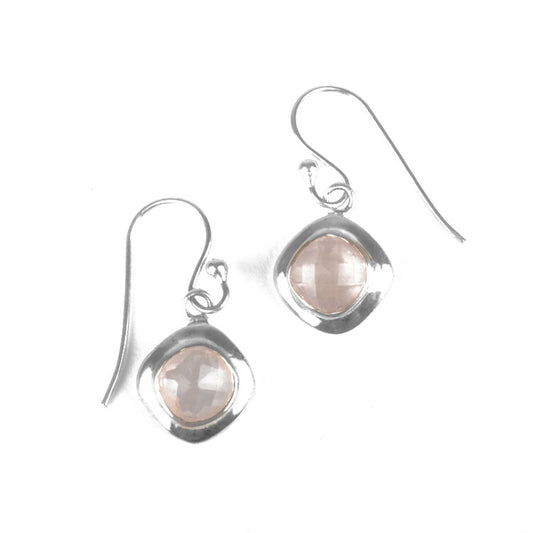 Small Quartz Hook Earrings