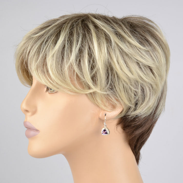 Triangular Amethyst Earrings