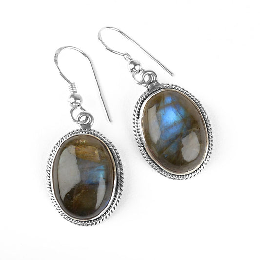 Labradorite Gemstone Earrings