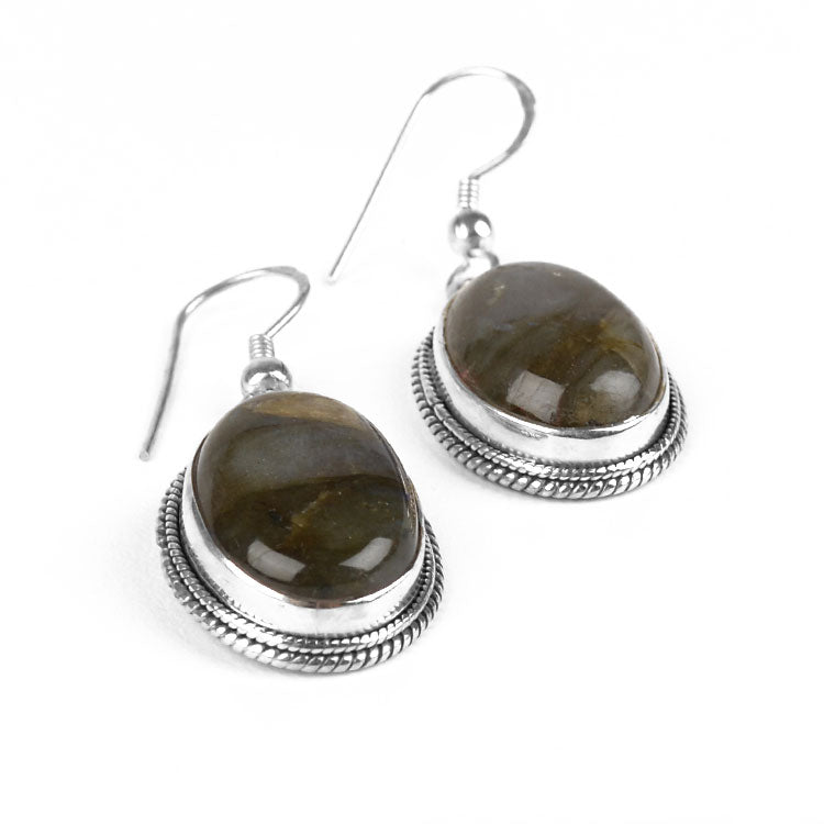 Labradorite Gemstone Earrings