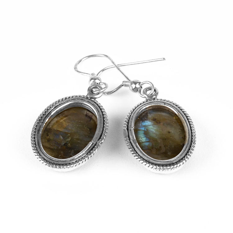 Labradorite Gemstone Earrings