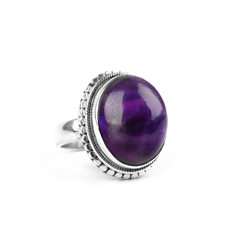 Fluorite Gemstone Ring
