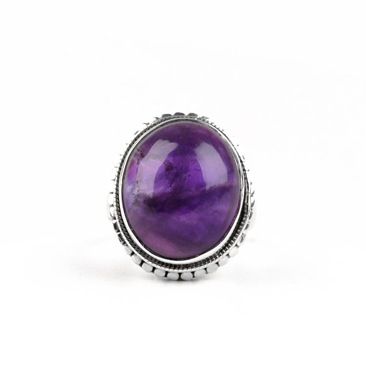 Fluorite Gemstone Ring