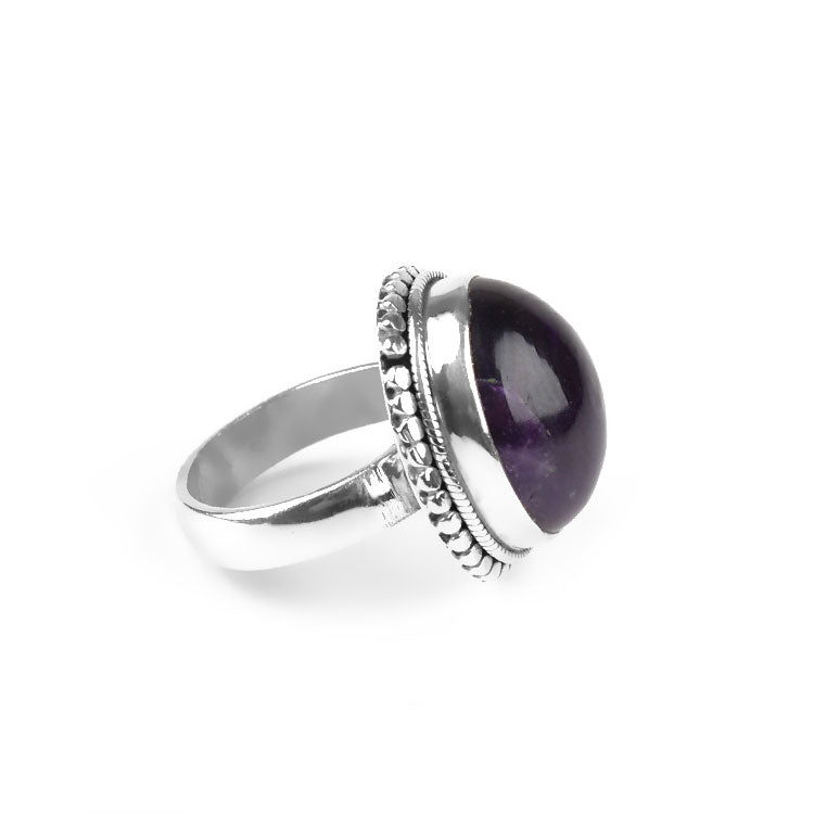 Fluorite Gemstone Ring