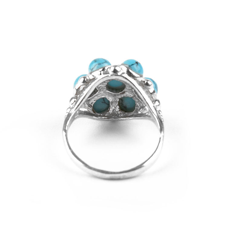Cute Turquoise in Silver Ring