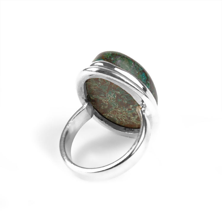 Chrysocolla Gemstone Ring
