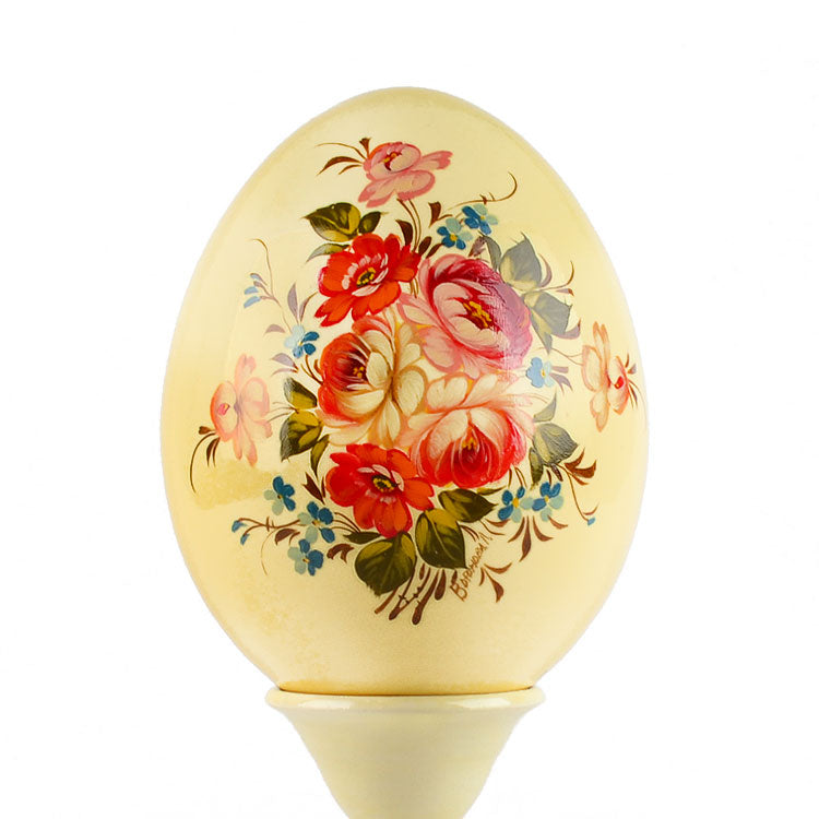 Floral Bouquet Decorative Egg