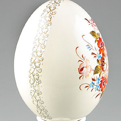 Floral Bouquet Decorative Egg