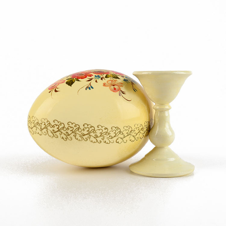 Floral Bouquet Decorative Egg