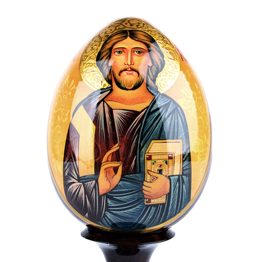 Handpainted Jesus Christ Russian Egg