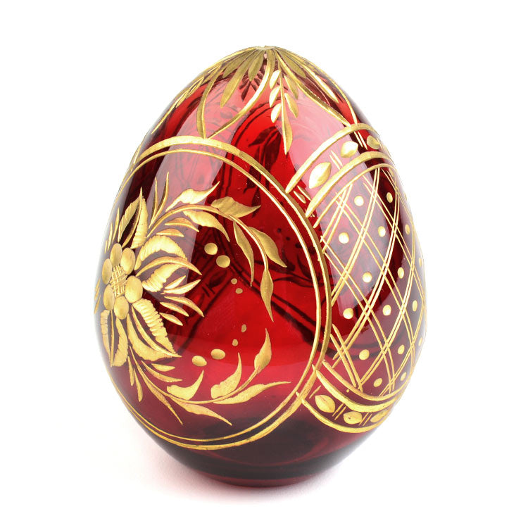 Floral Crystal Egg from Russia