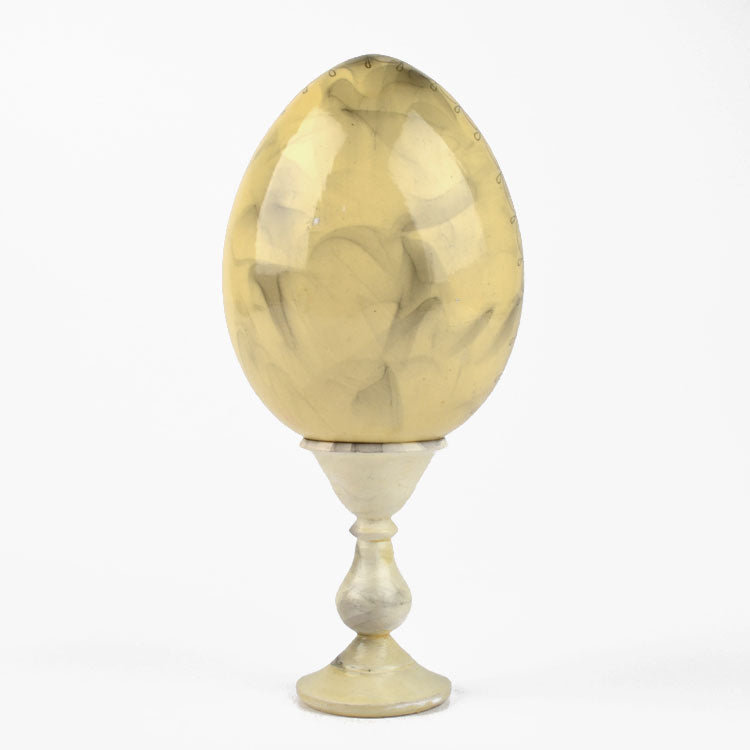 Blooming Flowers Egg on Stand