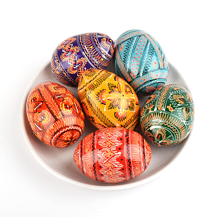 Half Dozen Pisanki Eggs