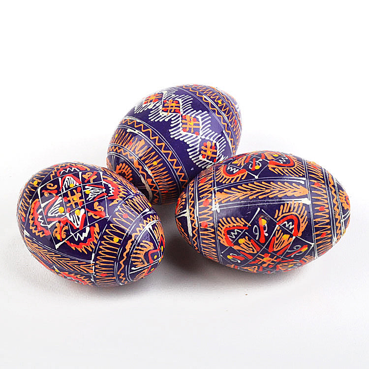 Purple Pisanki Eggs (3)